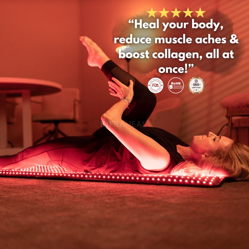 InfraHeal™ Red Infrared Light Mat: Full Body Treatment